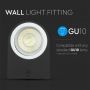 GU10 Outdoor Lighting - Up - Down - Fittings - Black - IP44