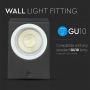 GU10 Outdoor Lighting - Wall - Fittings - Black - IP44