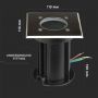 Underground Outdoor Lighting - Fittings - GU10 - Black - IP65