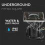 Underground Outdoor Lighting - Fittings - GU10 - Black - IP65