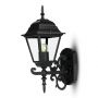 E27 Outdoor Lighting - Wall Lamps - Up - Matt Black - IP44