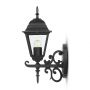 E27 Outdoor Lighting - Wall Lamps - Up - Matt Black - IP44