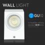 GU10 Outdoor Lighting - Wall - Fittings - White - IP44