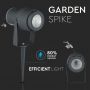 Tuinspikes Buitenverlichting - Grijs - IP65 - 12W - 720 Lumen - Groen