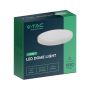 Runde LED-Kuppelleuchten - 225mm - IP44 - Weiß - 18W - 1800 Lumen - 3000K