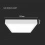 LED Square Dome Lights - 225mm - IP44 - White - 18W - 1800 Lumens - 3000K