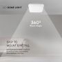 LED Dome Lights - Square Dome Lights - Samsung - IP44 - White - 18 Watts - 1830 Lumens - 6500K - 5 Years