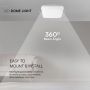 LED Square Dome Lights - Samsung - IP44 - 420x420mm - White - 48 Watts - 5160 Lumens - 4000K - 5 Years