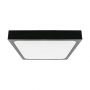 LED Square Dome Lights - Black - 225mm - IP44 - 18W - 1800 Lumens - 4000K