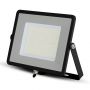 Black LED Floodlights - Samsung - 120lm/w - IP65 - 100W - 12000 Lumens - 4000K - 5 Years