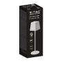 Oplaadbare tafellamp - IP54 - Wit - 2W- 200 Lumen - 3000K