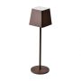 Oplaadbare tafellamp - IP54 - Corten - 2W - 200 Lumen - 3000K