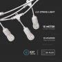 E27 LED Bulbs - String Lights - WP - Socket - White - IP65