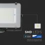 Black LED Floodlights - Samsung - 120lm/w - IP65 - 150W - 18000 Lumens - 6400K - 5 Years