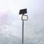 Black Solar Floodlights - 6W - IP65 - 400 Lumens - 4000K