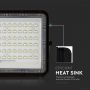 Black Solar Floodlights - 15W - IP65 - 1200 Lumens - 4000K