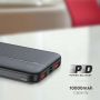 Fast Charging Power Bank - 10000mAh - Black