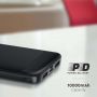 Fast Charging Power Bank - 10000mAh - Black