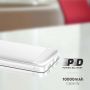 Fast Charging Power Bank - 10000mAh - White