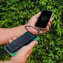 Solar Wireless Power Banks Charger - 10000mAh - Black