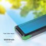 Solar Wireless Power Banks Charger - 10000mAh - Black