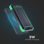 Solar Wireless Power Banks Charger - 10000mAh - Black