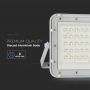 White Solar Floodlights - 6W - IP65 - 400 Lumens - 6400K