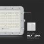 White Solar Floodlights - 15W - IP65 - 1200 Lumens - 6400K