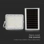 White Solar Floodlights - 15W - IP65 - 1200 Lumens - 6400K