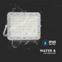 White Solar Floodlights - 15W - IP65 - 1200 Lumens - 6400K