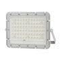 White Solar Floodlights - 15W - IP65 - 1200 Lumens - 6400K