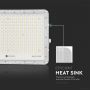 White Solar Floodlights - 30W - IP65 - 2600 Lumens - 6400K