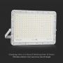 White Solar Floodlights - 30W - IP65 - 2600 Lumens - 6400K