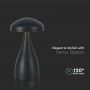 Black Rechargeable Table Lamps - IP20 - 1W - 55 Lumen - 3IN1