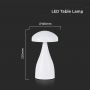 White Rechargeable Table Lamps - IP20 - 1W - 55 Lumens - 3IN1