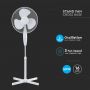 Stand Fan - Cross Base - White - 40 Watts