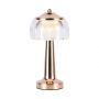 Gold Rechargeable Table Lamps - French - IP20 - 1W - 55 Lumens - 3IN1