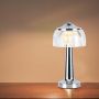 Rechargeable Table Lamps - Chrome - IP20 - 1W - 55 Lumens - 3IN1