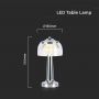 Rechargeable Table Lamps - Chrome - IP20 - 1W - 55 Lumens - 3IN1