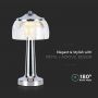 Rechargeable Table Lamps - Chrome - IP20 - 1W - 55 Lumens - 3IN1