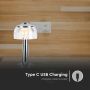 Rechargeable Table Lamps - Chrome - IP20 - 1W - 55 Lumens - 3IN1