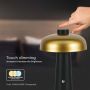 Lampes de table rechargeables - peintes - Or+Noir - IP20 - 3W - 200 Lumens - 3IN1