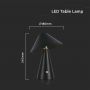 Black Rechargeable Table Lamps - IP20 - 3W - 200 Lumens - 3IN1