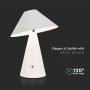 White Rechargeable Table Lamps - IP20 - 3W - 200 Lumens - 3IN1