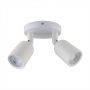 White LED Spotlights - 2xGU10 - Wall - Fitting - IP20