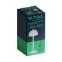 Witte Oplaadbare tafellamp - IP20 - 3W - 200 Lumen - 3IN1