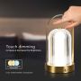 Gold Rechargeable Table Lamps - French - IP20 - 1W - 55 Lumens - 3IN1