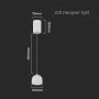 Designer Ceiling Lights - Designer Hanging Lights - IP20 - White Body - 8.5 Watts - 850 Lumens - 3000K