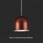 Designer Ceiling Lights - Designer Hanging Lights - IP20 - Brown Body - 8.5 Watts - 850 Lumens - 3000K