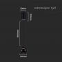 Designer Ceiling Lights - Designer Hanging Lights - IP20 - Black Body - 8.5 Watts - 850 Lumens - 3000K